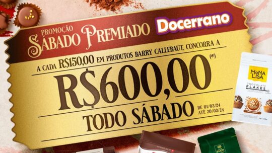 Promoção Sábado Premiado Docerrano 2024