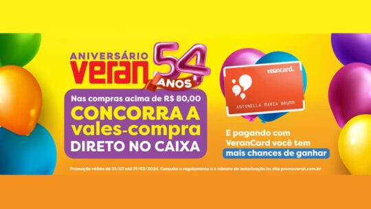 promoção veran supermercados 2024 aniversário