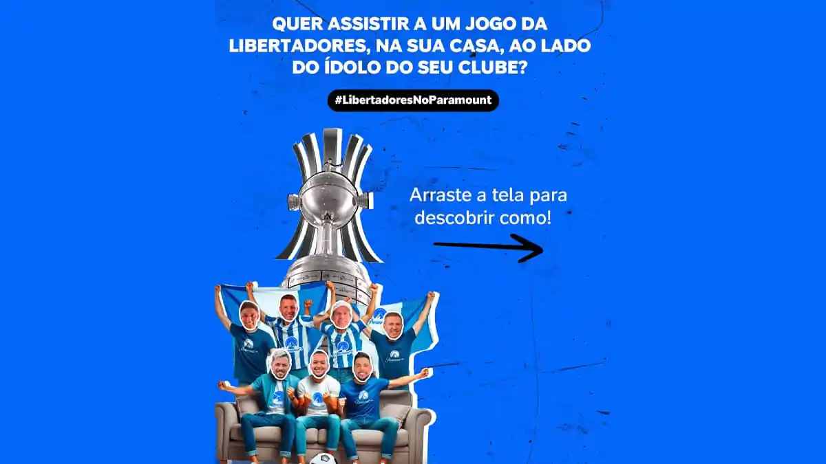 Promoção Paramount 2024 Libertadores ÍDolo Em Sua Casa
