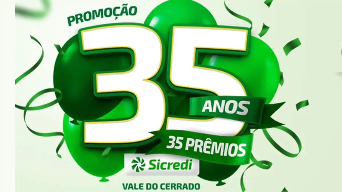 Promoção 35 Anos Sicredi Vale Do Cerrado