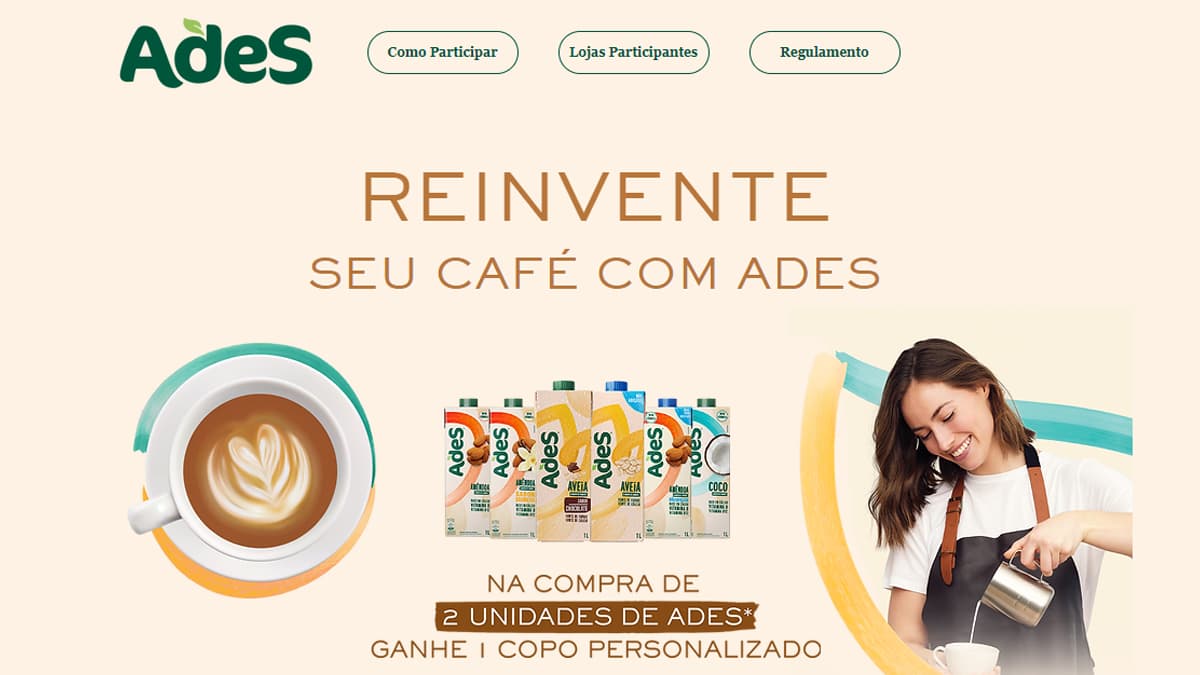 Promoção Ades 2024 Reinvente Seu Café