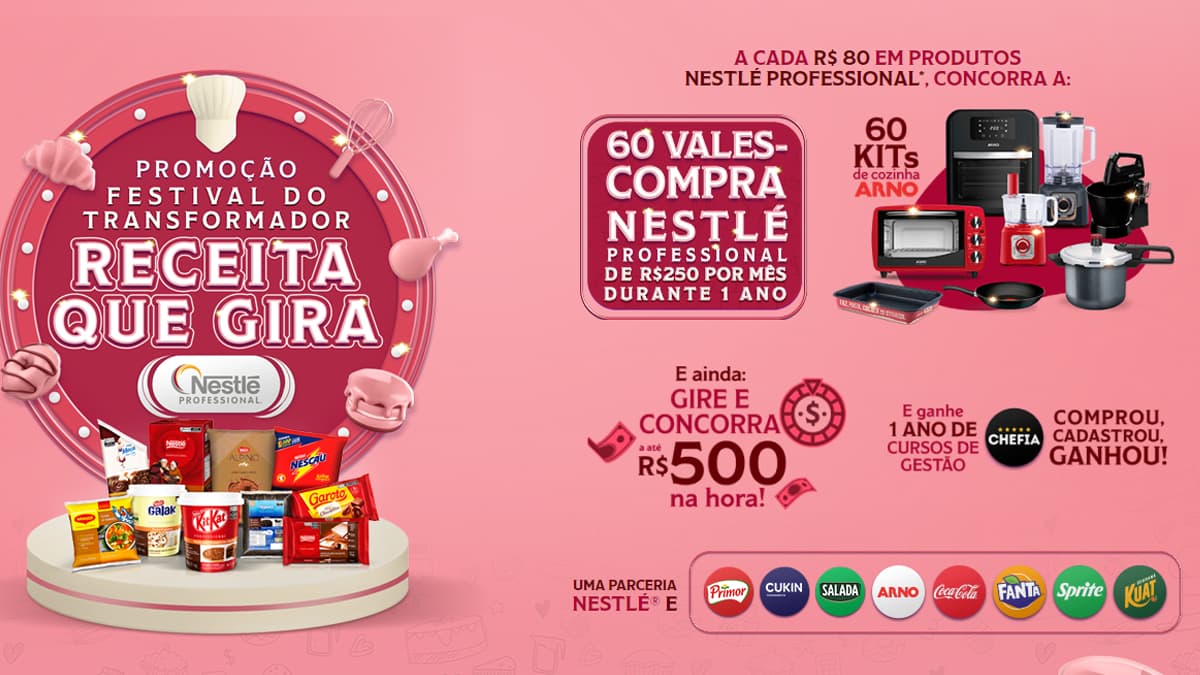 Promoção Nestlé Receita Que Gira