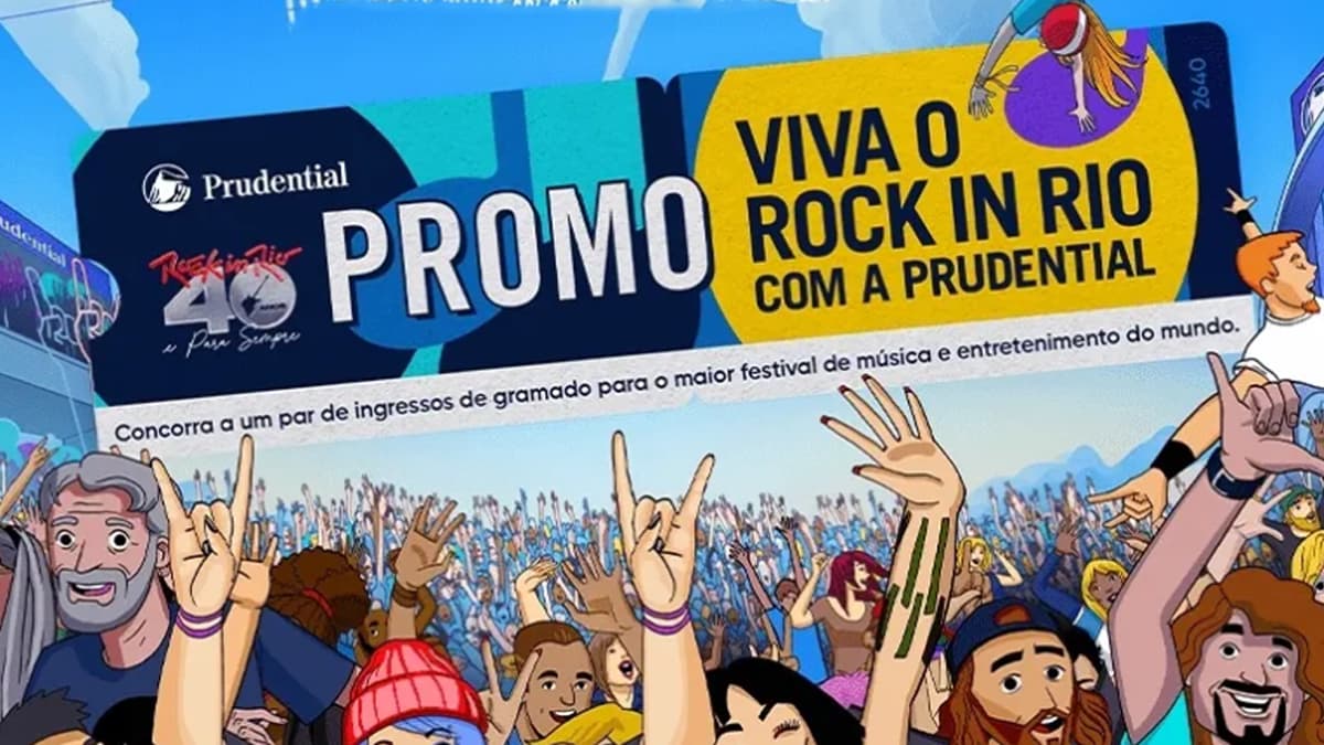 Promoção Prudential Viva o Rock In Rio 2024