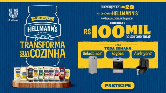 Promoção Hellmann's Transforma Sua Cozinha