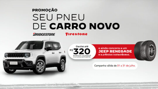 Promoção Bridgestone Seu Pneu De Carro Novo