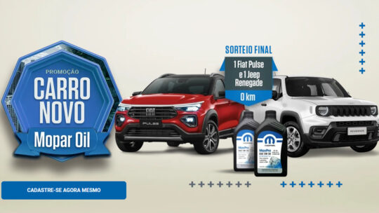 Promoção Carro Novo Mopar Oil: Sorteio de Jeep Renegade