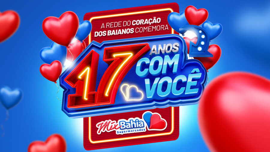 Promoção Aniversário 17 anos do Mix Bahia: R$28 Mil em Prêmios