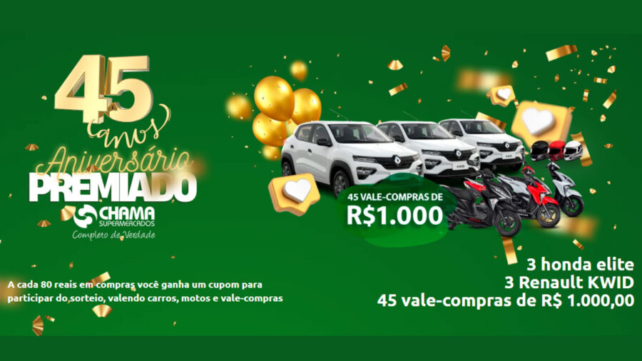 Promoção Chama Supermercados 2024