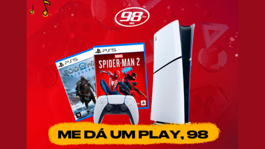 Promoção 98 FM Me Dá Um Play: Sorteio de um PlayStation 5