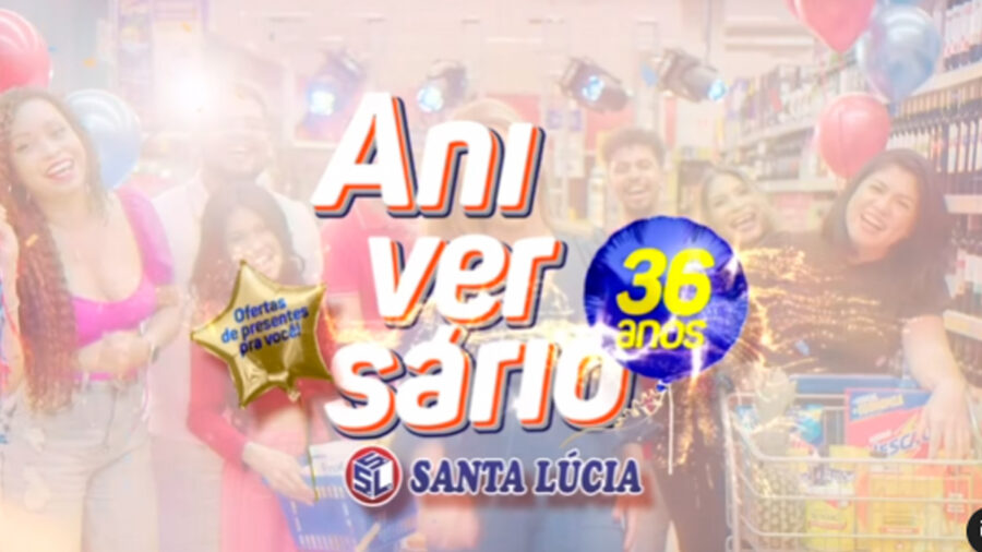 Promoção Supermercado Santa Lúcia Aniversário Premiado