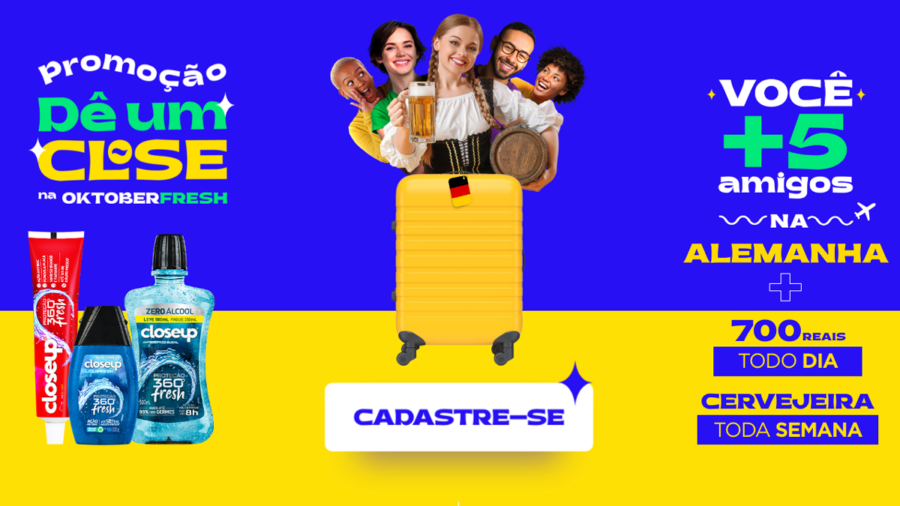 Promoção Closeup Oktoberfresh: Ganhe Viagem para Alemanha