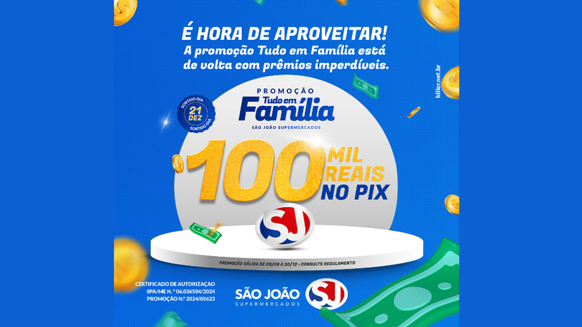 Promoção são João supermercados