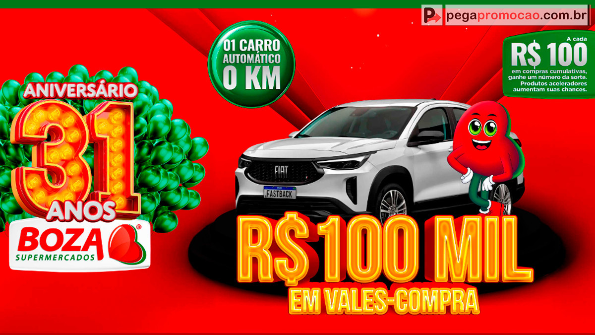 Promoção Boza Supermercados 2024