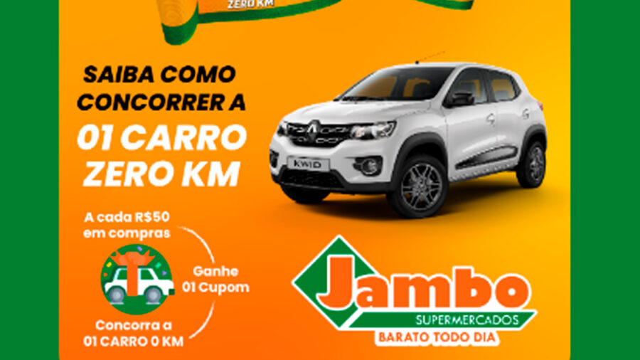 Promoção Jambo Supermercado aniversário