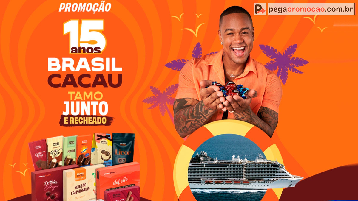 Promoção 15 Anos Brasil Cacau