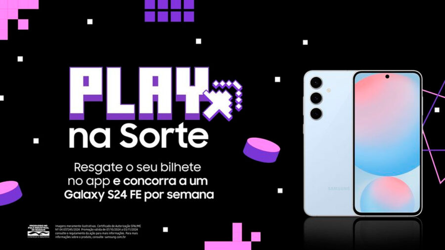 Promoção Samsung Play na Sorte