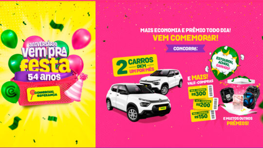 Promoção Vem Pra Festa do Comercial Esperança