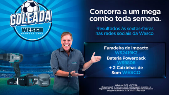 promoção goleada com wesco