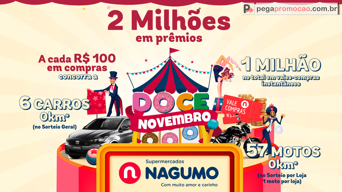 Promoção Nagumo Doce Novembro