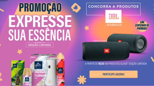 Promção Glade Expresse e sua Essência