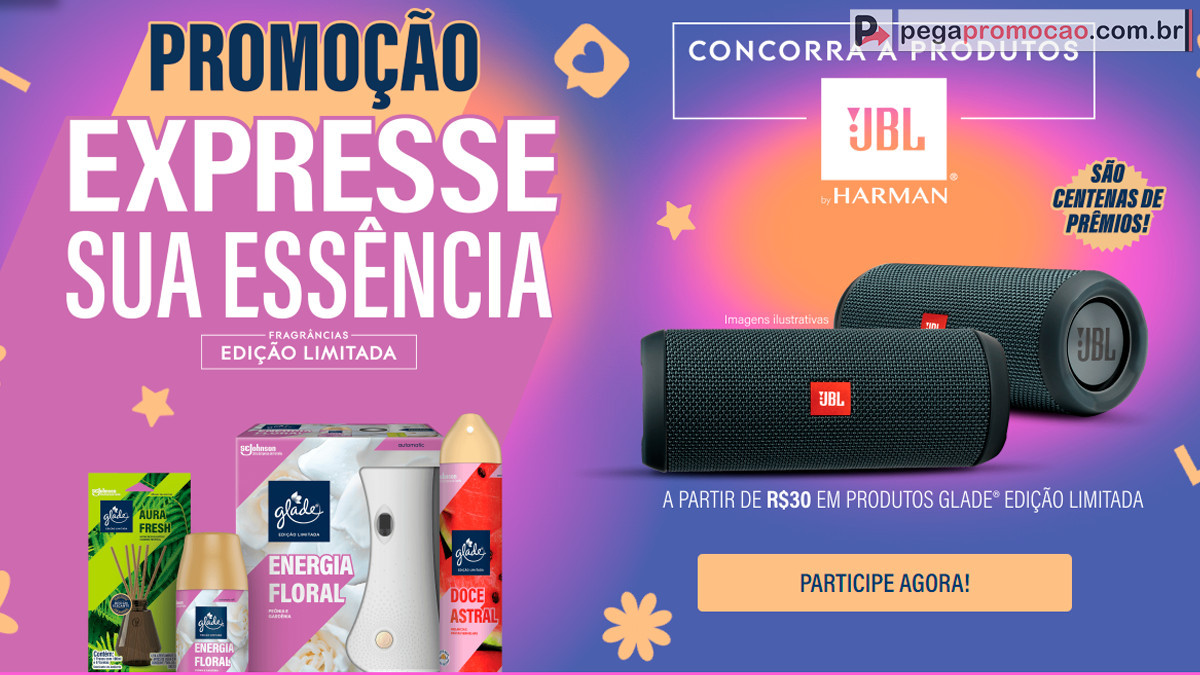 Promção Glade Expresse e sua Essência