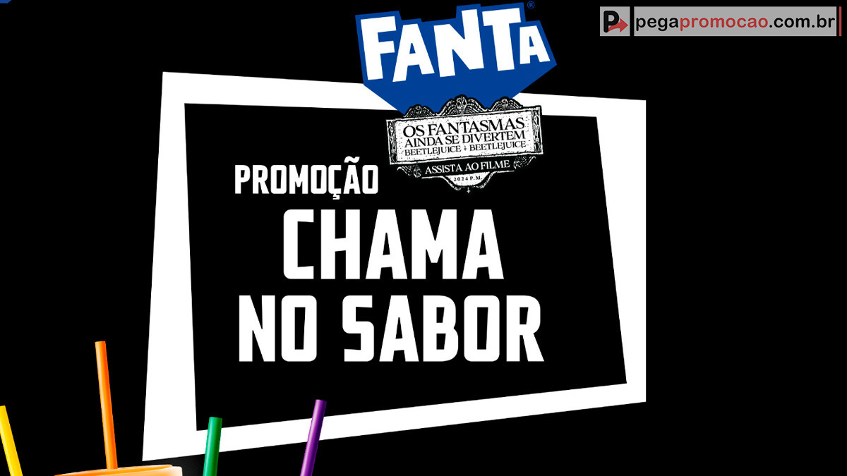 Promoção Fanta Chama no Sabor: Compre Ganhe Copo Exclusivo