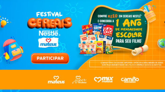 Promoção Mateus Cereais Nestlé