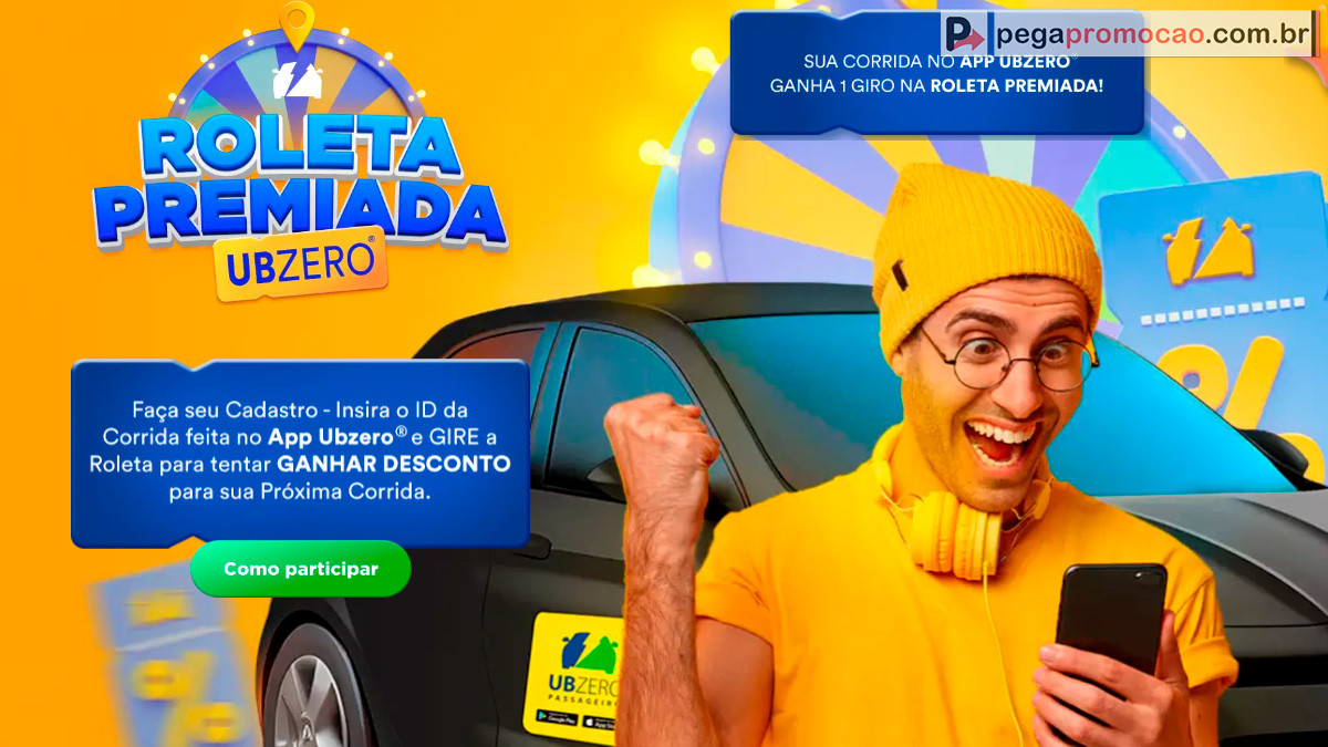 Promoção Ubzero Roleta Premiada