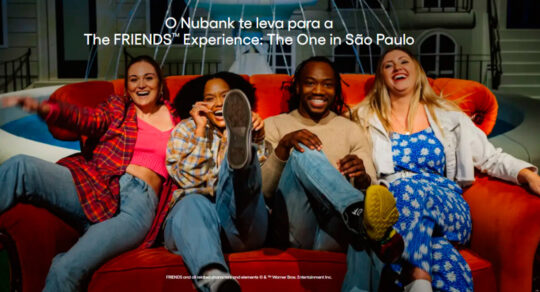 promoção exposição friends