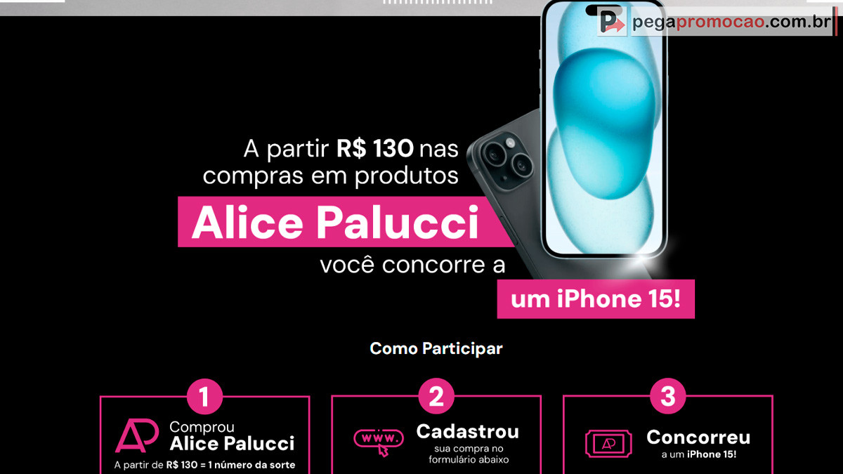 LOJA Alice Palucci PROMOÇÕES