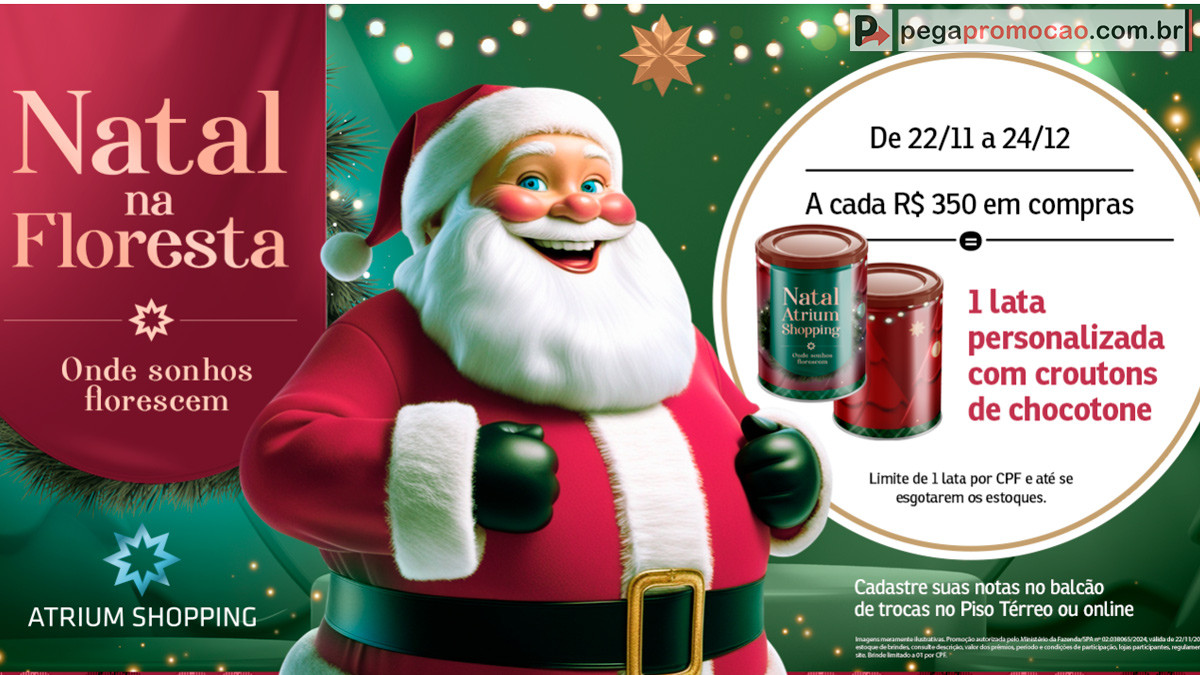 promoção natal atrium 2024