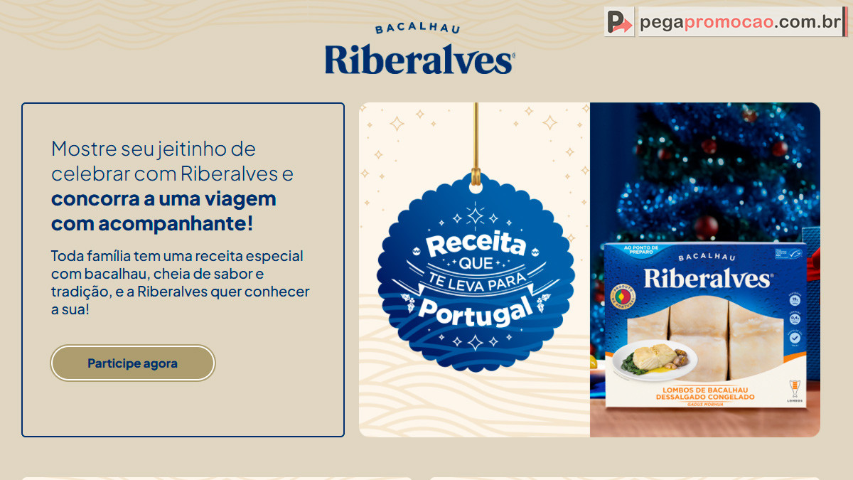 Promoção Natal Bacalhau Riberalves