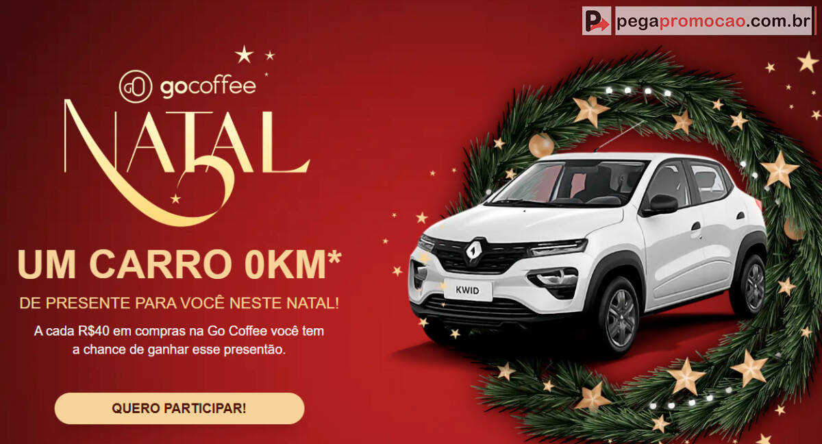 Cafeteria Go Coffee promoção