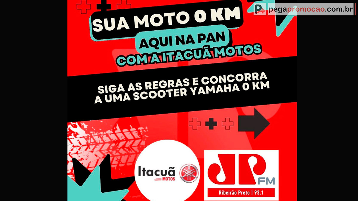 Promoção Jovem Pan Moto 0KM