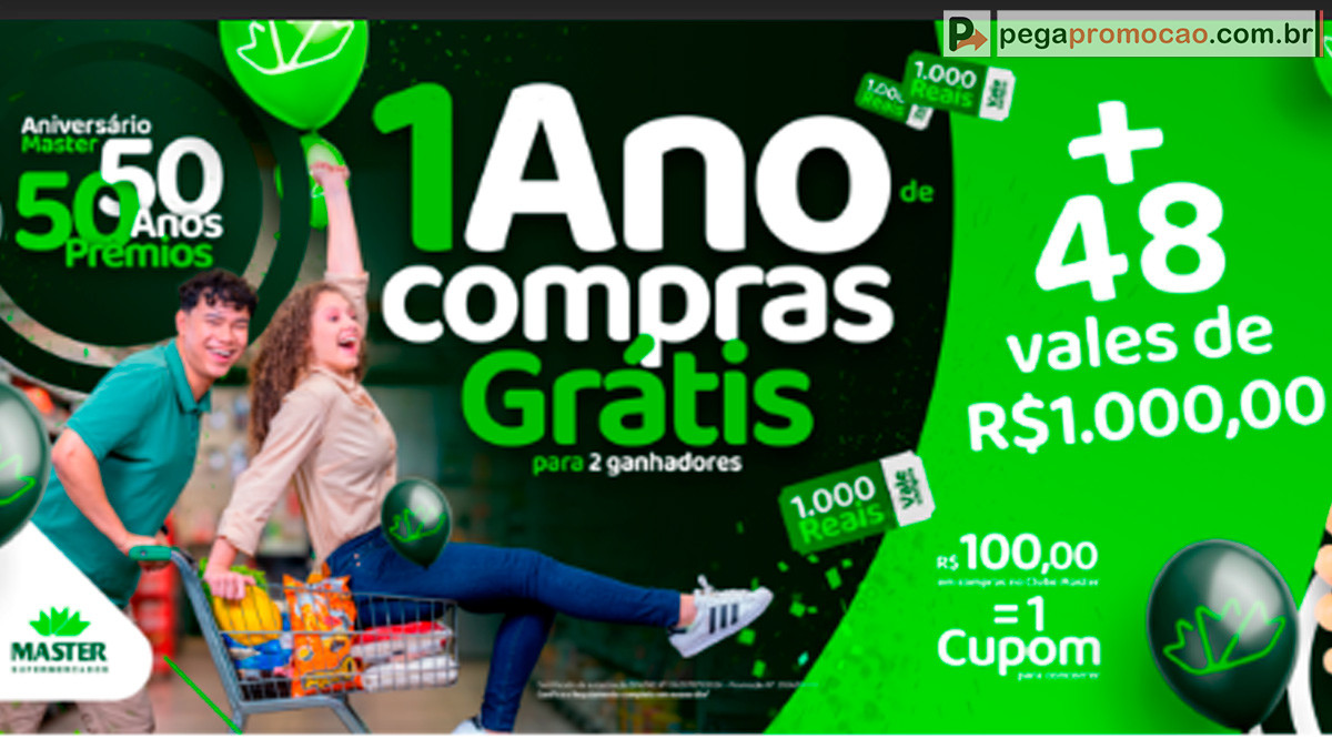 Promoção Master Supermercado 2024