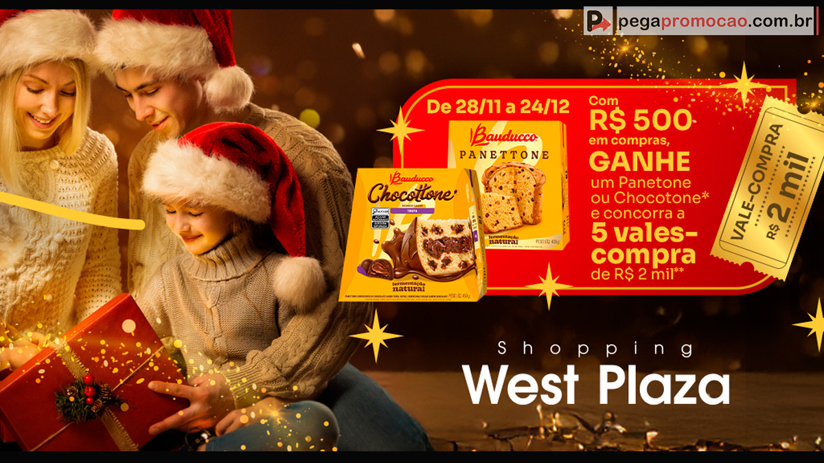 Shopping West Plaza promoção 2024
