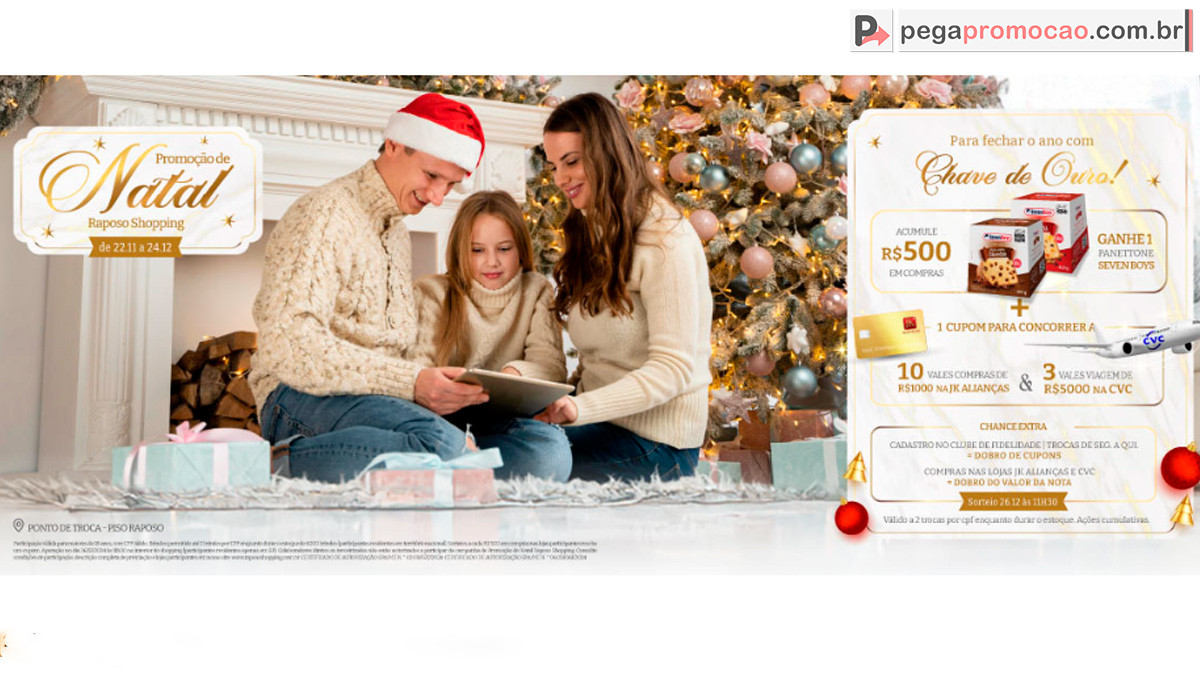 Promoção Raposo Shopping Natal 2024