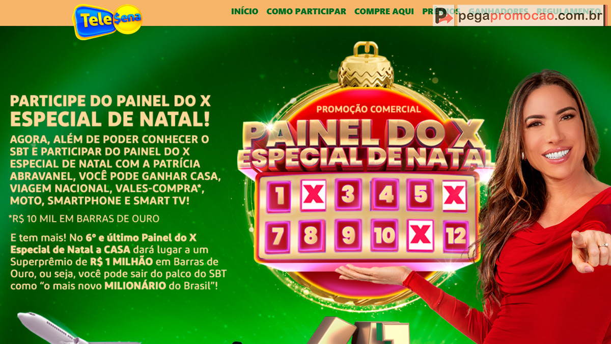 painel do x natal