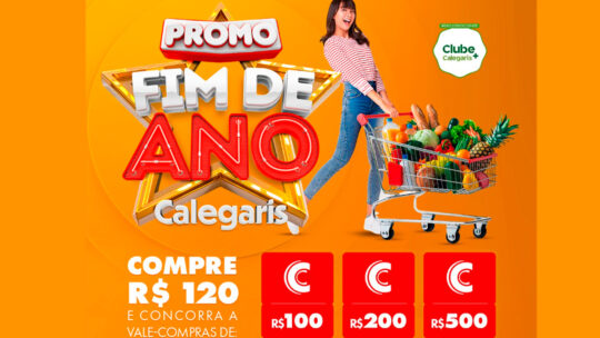 Calegaris Supermercados promo Fim de Ano