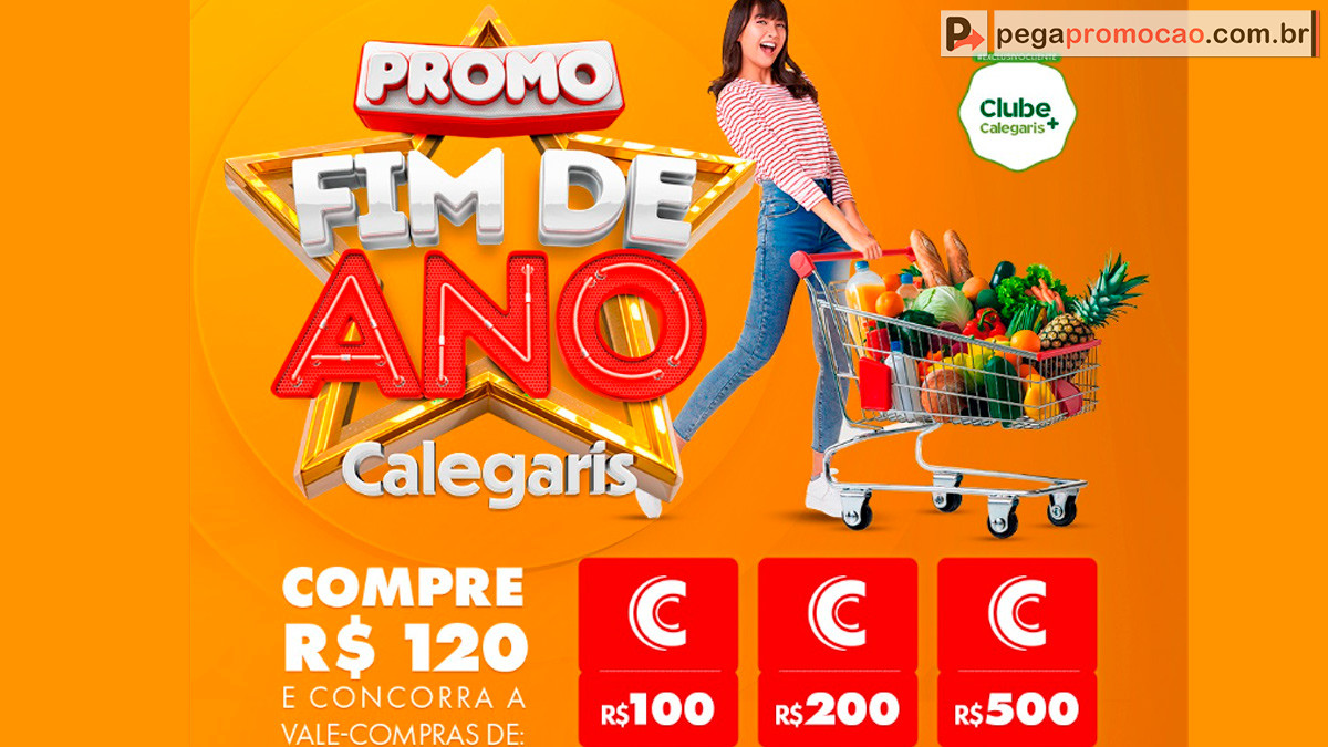 Calegaris Supermercados promo Fim de Ano