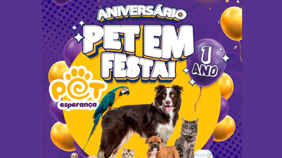 aniverssário pet em festa