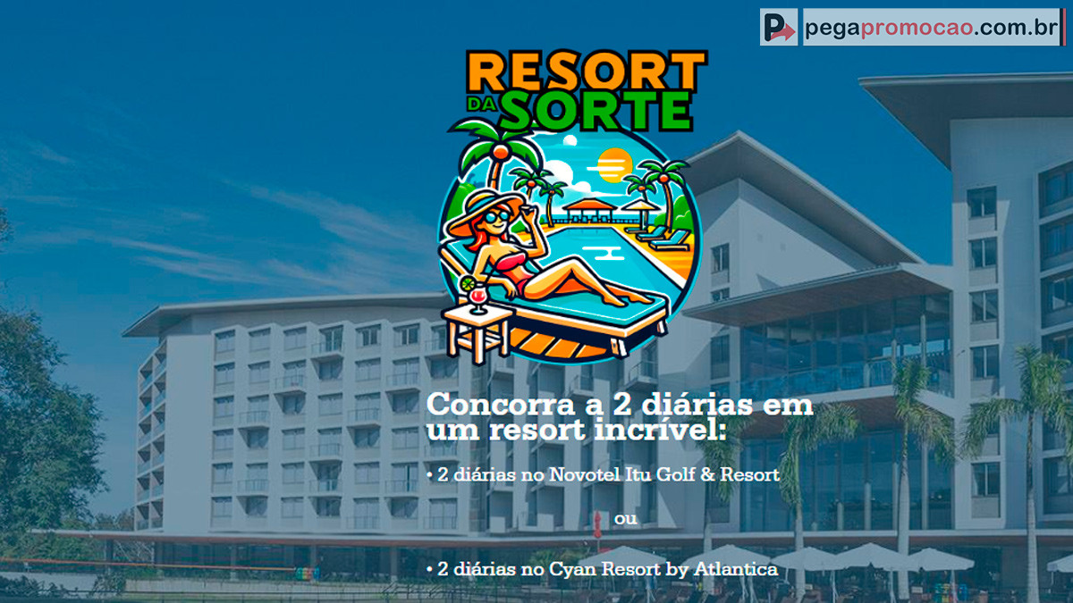 Promoção Resort da Sorte Férias Premiadas