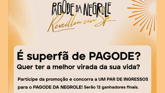 Sony Pagode da Negrole ingressos