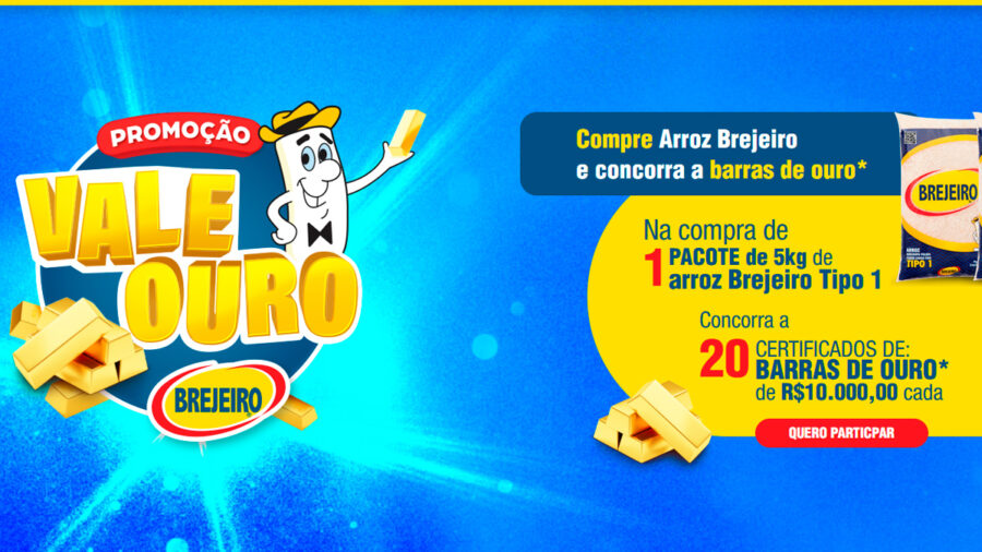 Banner da Promoção Arroz Brejeiro