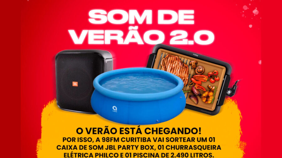 Promoção Rádio 98FM Curitiba Som de Verão 2.0