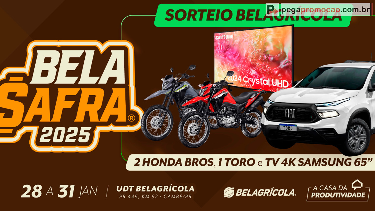 promoção BELA safra 2025