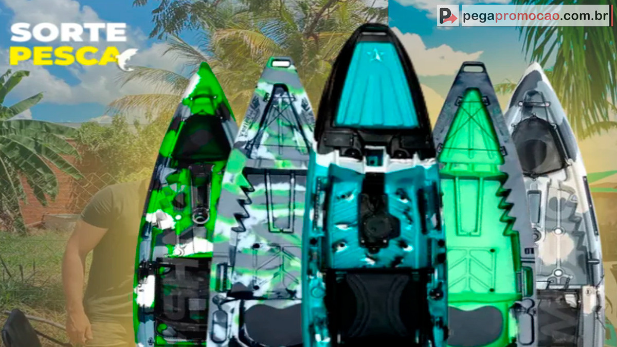 promoção kit caiaque 2025