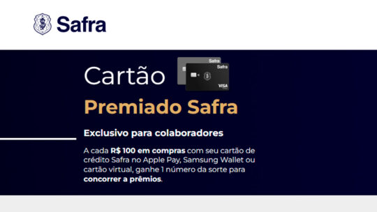 Promoção Cartão Premiado Safra