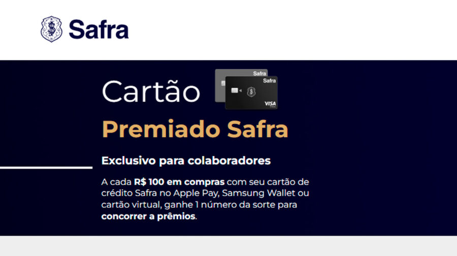 Promoção Cartão Premiado Safra