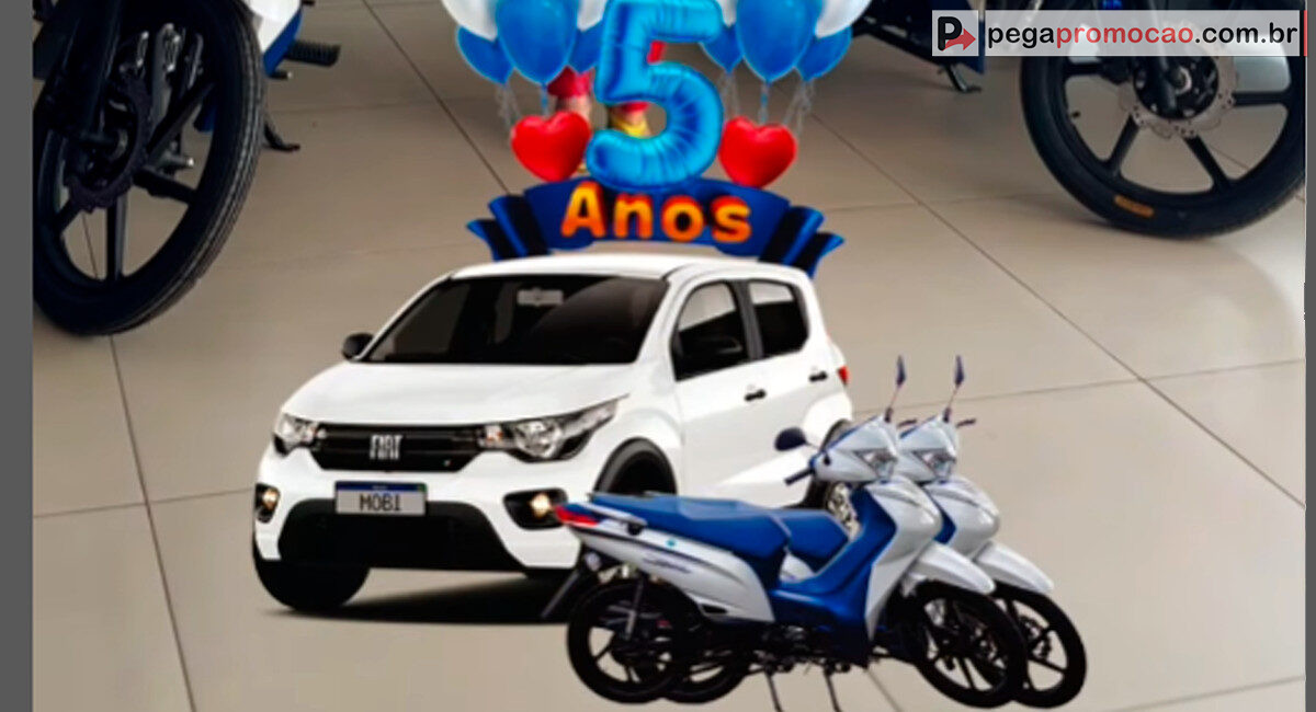sorteio moto carro hiper real 2025